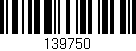 Código de barras (EAN, GTIN, SKU, ISBN): '139750'