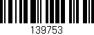 Código de barras (EAN, GTIN, SKU, ISBN): '139753'