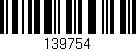 Código de barras (EAN, GTIN, SKU, ISBN): '139754'