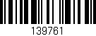 Código de barras (EAN, GTIN, SKU, ISBN): '139761'