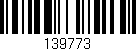 Código de barras (EAN, GTIN, SKU, ISBN): '139773'