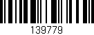 Código de barras (EAN, GTIN, SKU, ISBN): '139779'
