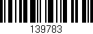 Código de barras (EAN, GTIN, SKU, ISBN): '139783'