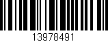 Código de barras (EAN, GTIN, SKU, ISBN): '13978491'