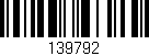 Código de barras (EAN, GTIN, SKU, ISBN): '139792'