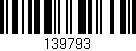 Código de barras (EAN, GTIN, SKU, ISBN): '139793'