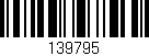 Código de barras (EAN, GTIN, SKU, ISBN): '139795'