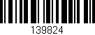 Código de barras (EAN, GTIN, SKU, ISBN): '139824'
