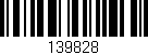 Código de barras (EAN, GTIN, SKU, ISBN): '139828'