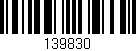 Código de barras (EAN, GTIN, SKU, ISBN): '139830'