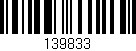 Código de barras (EAN, GTIN, SKU, ISBN): '139833'