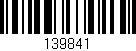 Código de barras (EAN, GTIN, SKU, ISBN): '139841'