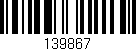 Código de barras (EAN, GTIN, SKU, ISBN): '139867'