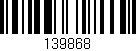Código de barras (EAN, GTIN, SKU, ISBN): '139868'