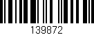 Código de barras (EAN, GTIN, SKU, ISBN): '139872'