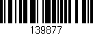 Código de barras (EAN, GTIN, SKU, ISBN): '139877'