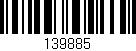 Código de barras (EAN, GTIN, SKU, ISBN): '139885'