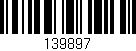 Código de barras (EAN, GTIN, SKU, ISBN): '139897'