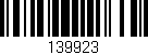 Código de barras (EAN, GTIN, SKU, ISBN): '139923'