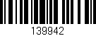 Código de barras (EAN, GTIN, SKU, ISBN): '139942'
