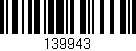 Código de barras (EAN, GTIN, SKU, ISBN): '139943'