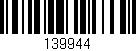 Código de barras (EAN, GTIN, SKU, ISBN): '139944'