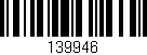 Código de barras (EAN, GTIN, SKU, ISBN): '139946'