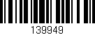 Código de barras (EAN, GTIN, SKU, ISBN): '139949'