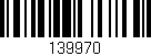 Código de barras (EAN, GTIN, SKU, ISBN): '139970'