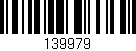 Código de barras (EAN, GTIN, SKU, ISBN): '139979'