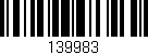 Código de barras (EAN, GTIN, SKU, ISBN): '139983'