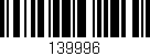 Código de barras (EAN, GTIN, SKU, ISBN): '139996'