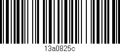 Código de barras (EAN, GTIN, SKU, ISBN): '13a0825c'
