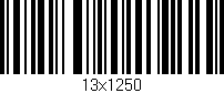 Código de barras (EAN, GTIN, SKU, ISBN): '13x1250'