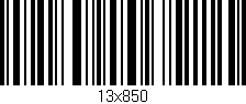 Código de barras (EAN, GTIN, SKU, ISBN): '13x850'