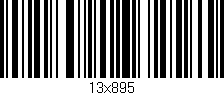 Código de barras (EAN, GTIN, SKU, ISBN): '13x895'