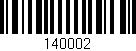 Código de barras (EAN, GTIN, SKU, ISBN): '140002'