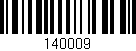 Código de barras (EAN, GTIN, SKU, ISBN): '140009'