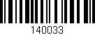 Código de barras (EAN, GTIN, SKU, ISBN): '140033'