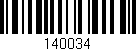 Código de barras (EAN, GTIN, SKU, ISBN): '140034'