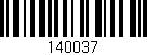Código de barras (EAN, GTIN, SKU, ISBN): '140037'