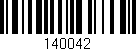 Código de barras (EAN, GTIN, SKU, ISBN): '140042'