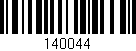 Código de barras (EAN, GTIN, SKU, ISBN): '140044'