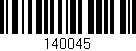 Código de barras (EAN, GTIN, SKU, ISBN): '140045'