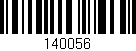 Código de barras (EAN, GTIN, SKU, ISBN): '140056'