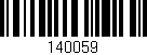 Código de barras (EAN, GTIN, SKU, ISBN): '140059'