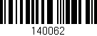Código de barras (EAN, GTIN, SKU, ISBN): '140062'