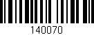 Código de barras (EAN, GTIN, SKU, ISBN): '140070'