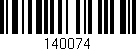 Código de barras (EAN, GTIN, SKU, ISBN): '140074'