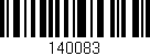 Código de barras (EAN, GTIN, SKU, ISBN): '140083'